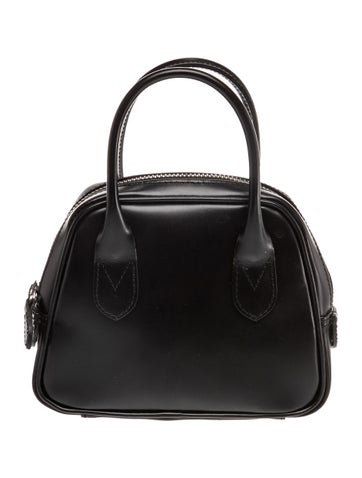 Leather Top Handle Bag
