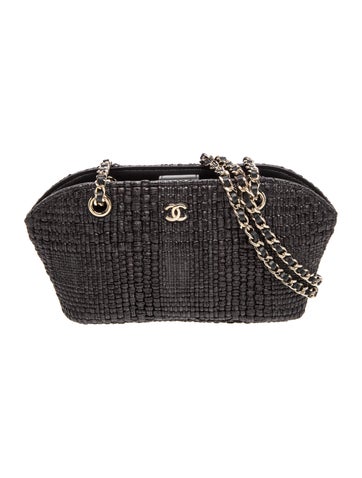 2026 Raffia Clutch w/ Chain