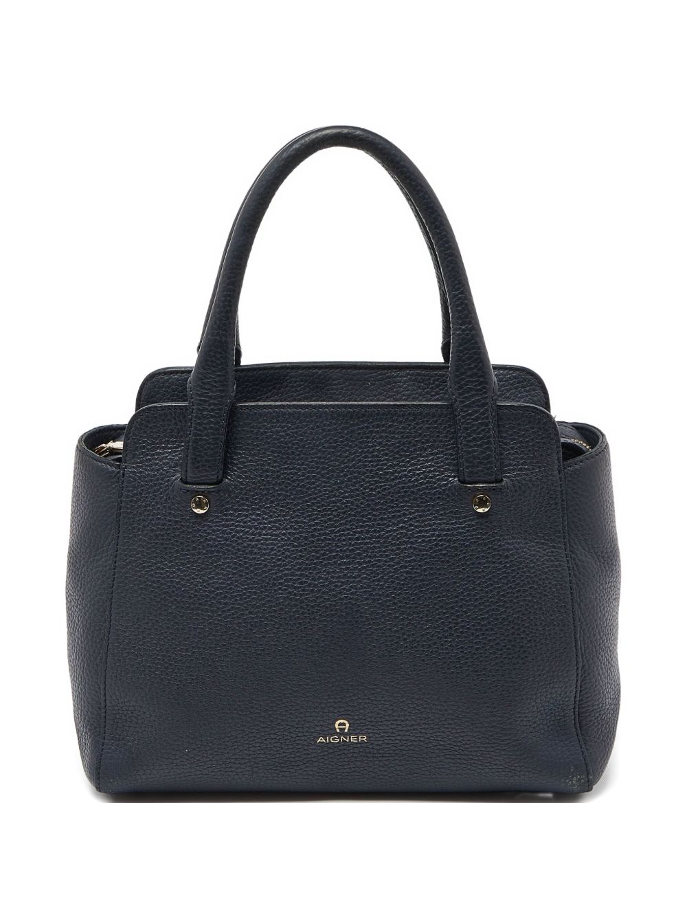 Pre-owned leather tote bag