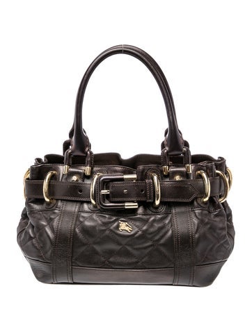 Leather Top Handle Bag