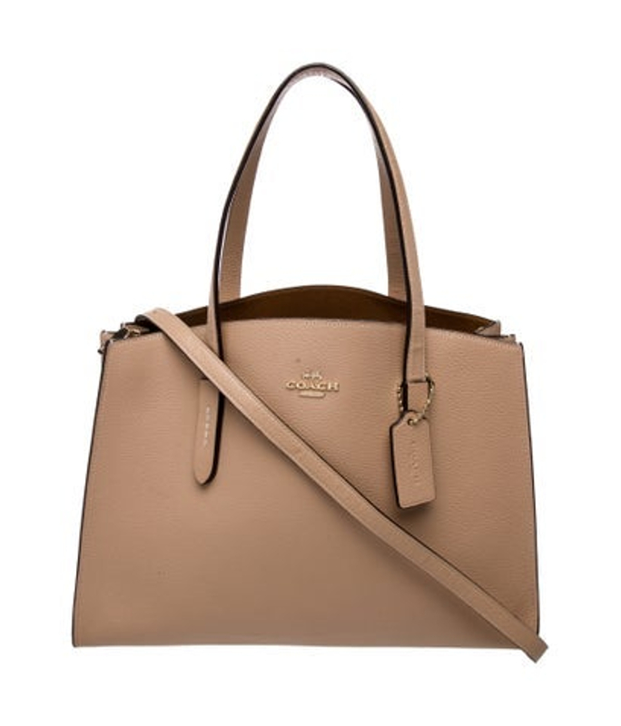 Coach Leather Top Handle Bag