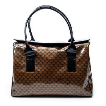 Leather Vintage Fold Over Top Tote
