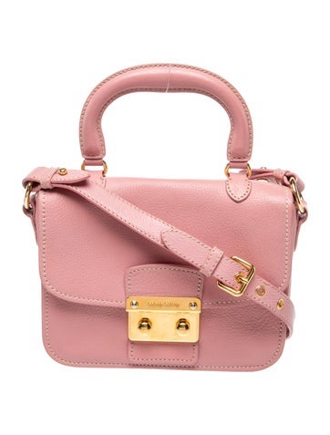 Leather Leather Handle Bag