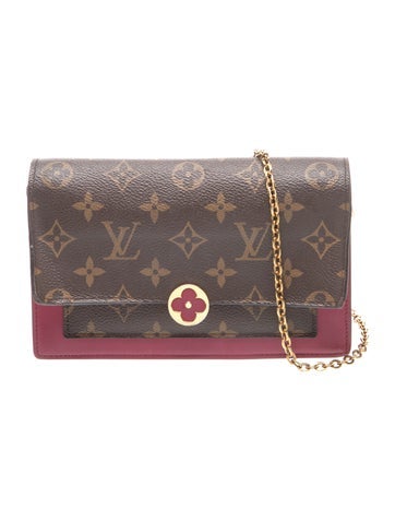 LV Monogram Flore Chain Wallet