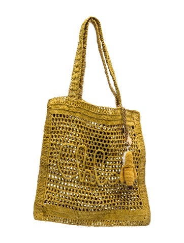 Chloe Raffia Tote