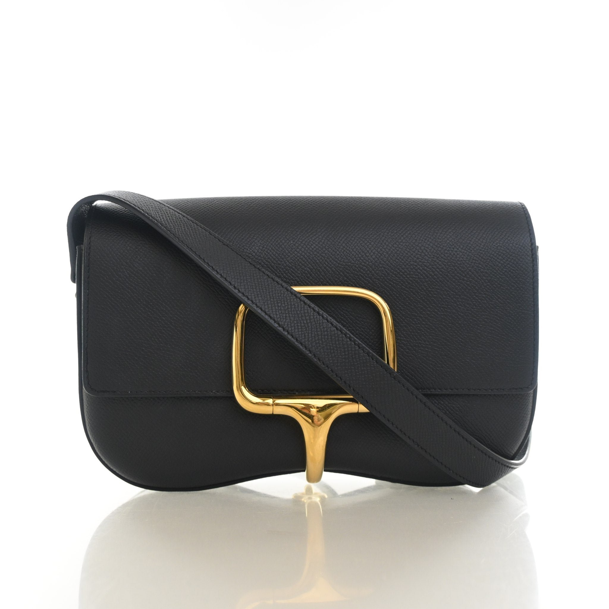 Hermes Noir Epsom Della Cavalleria Elan