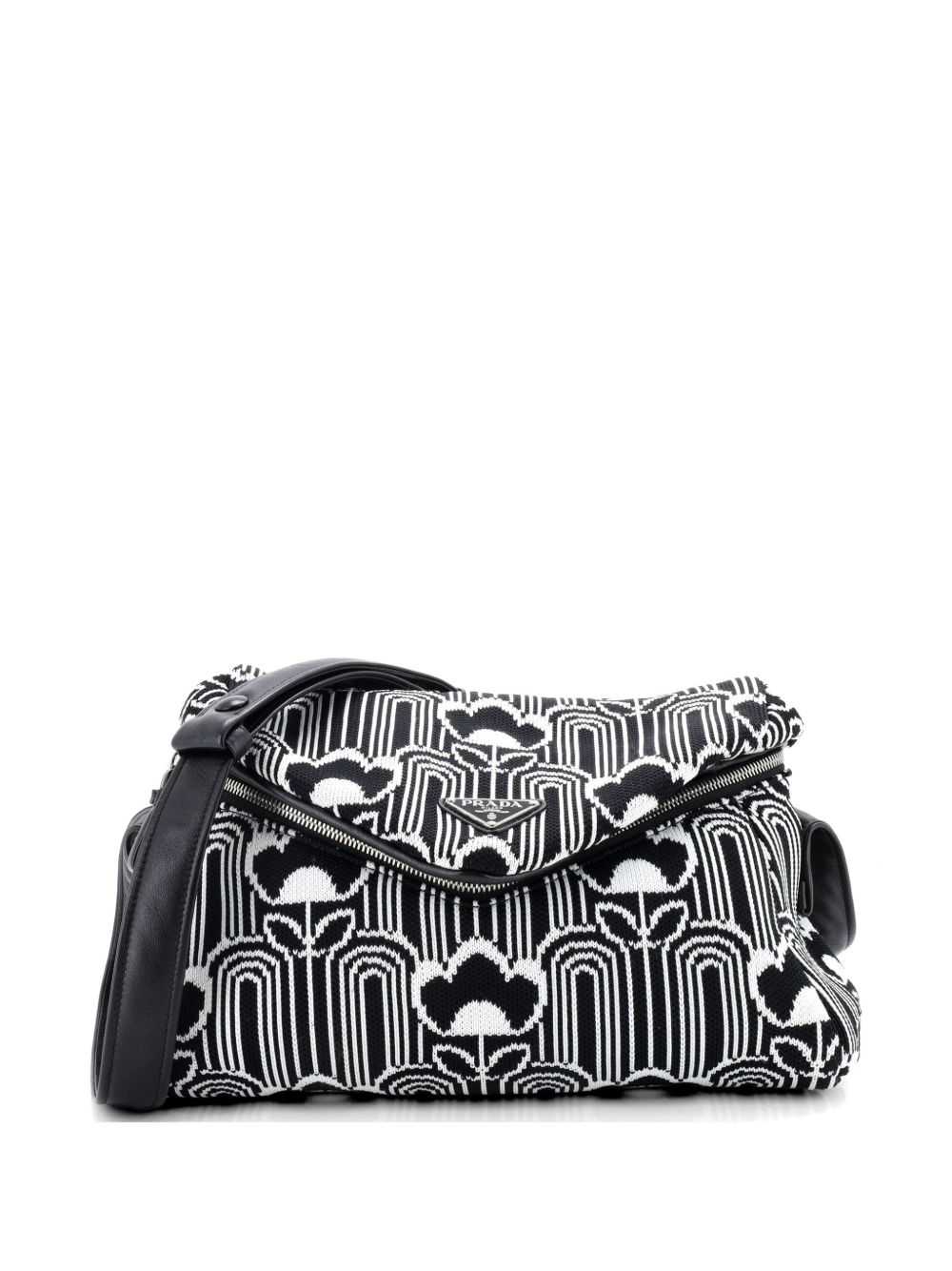 Signaux Shoulder Bag Jacquard Knit Medium hobo bag