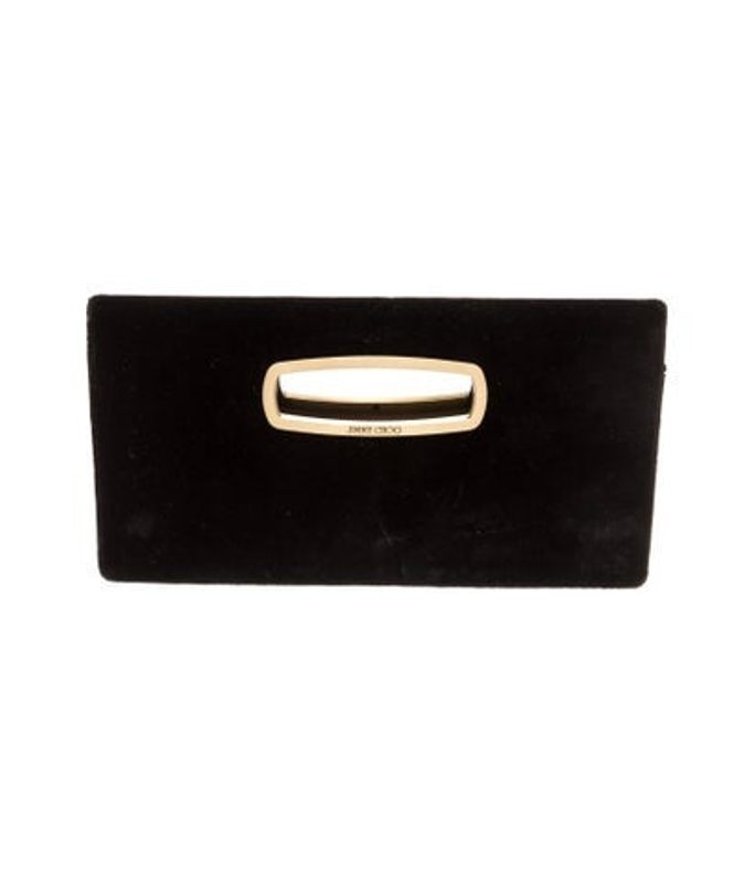 Jimmy Choo Choo Velvet Clutch
