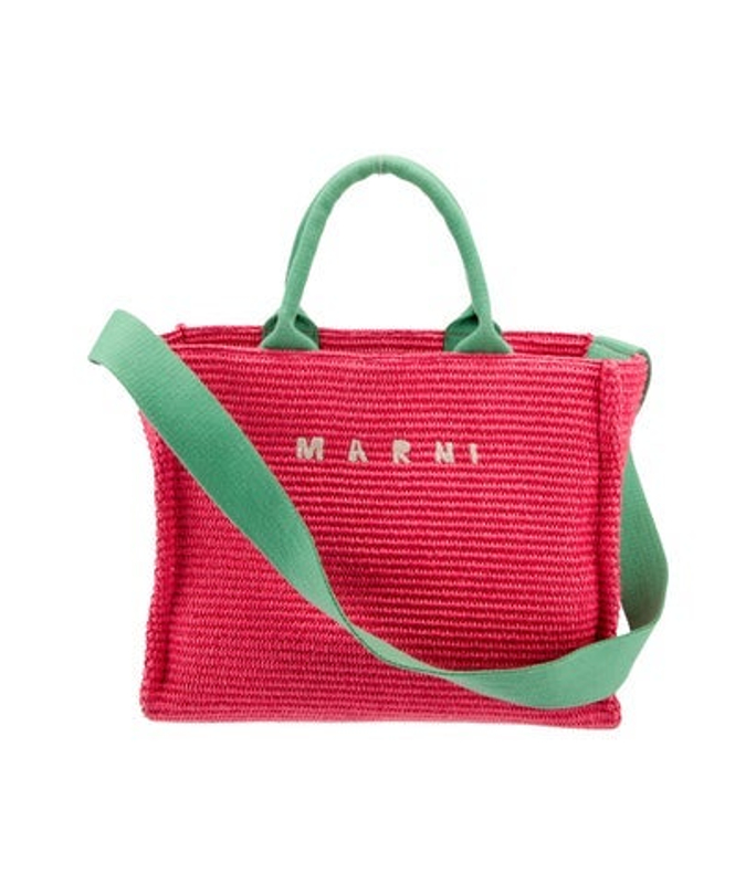 Marni Raffia Shoulder Bag