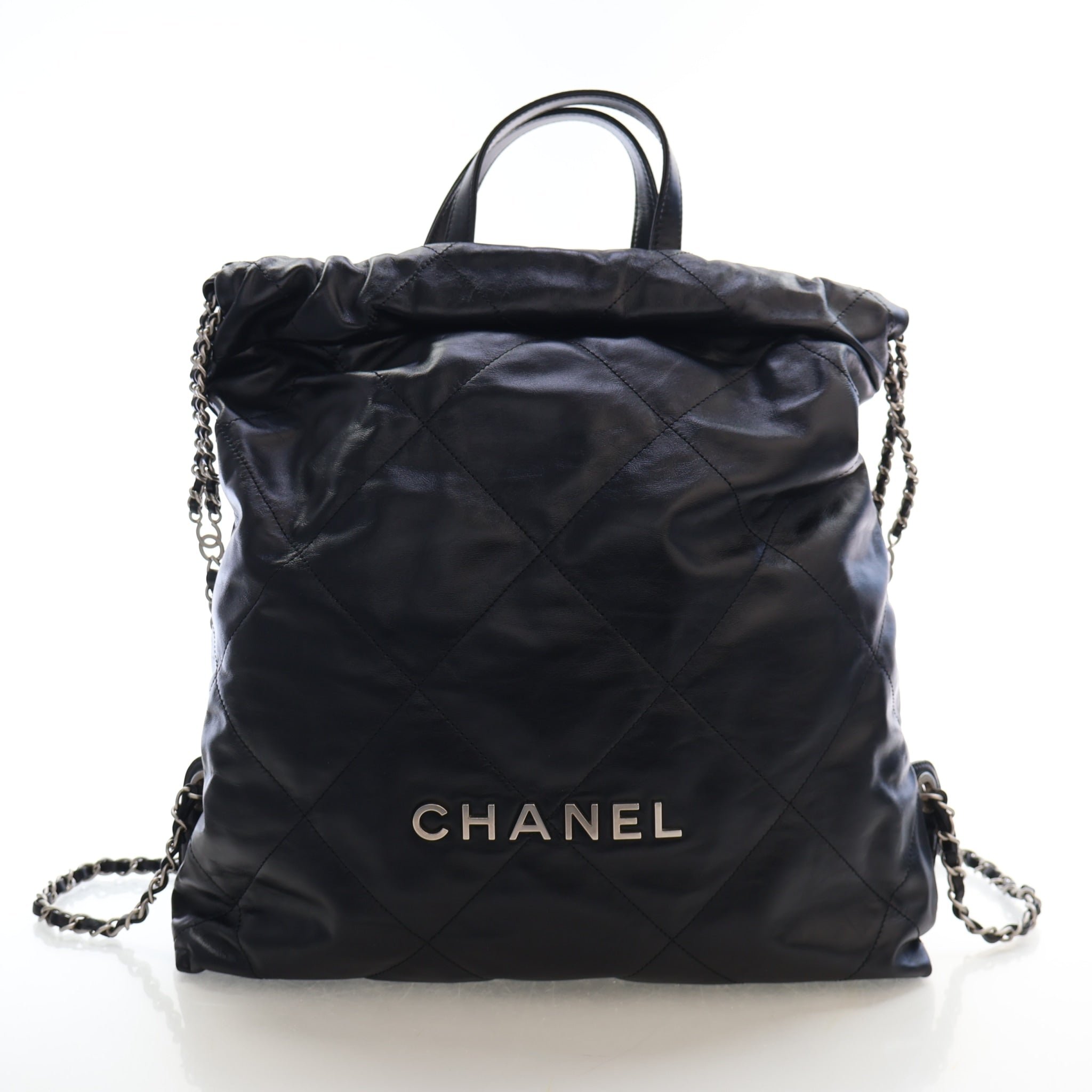 Chanel Shiny Calfskin 22 Backpack
