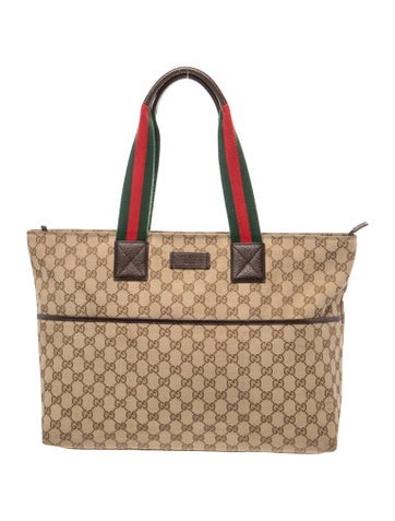 Gucci GG Canvas Diaper Tote Large