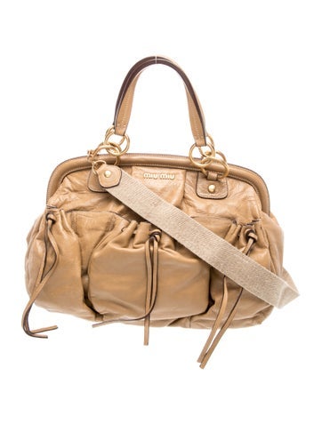 Leather Top Handle Bag Vintage