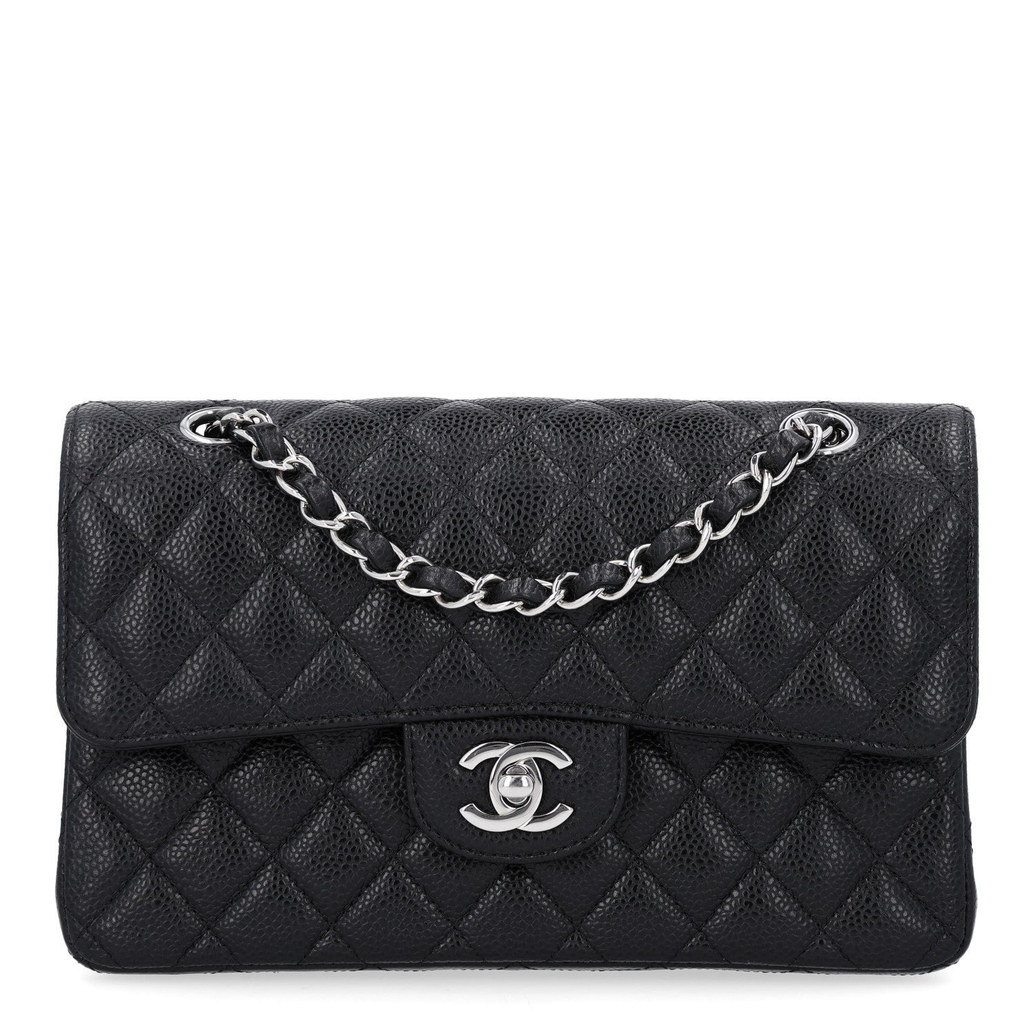 Chanel Caviar Quilted Small Double Flap Black
