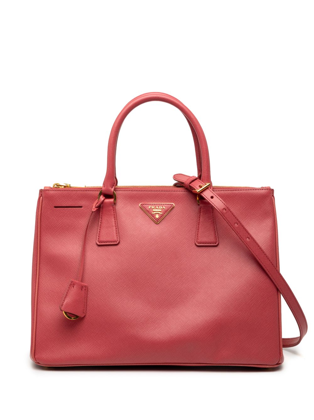 2013-2026 Medium Saffiano Lux Galleria Double Zip satchel