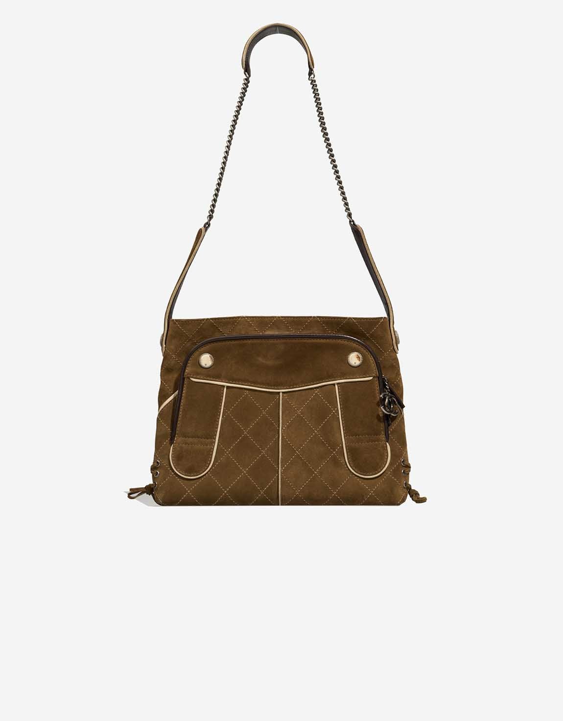 
		Shoulder Bag Paris-Salzburg Medium Suede Brown    