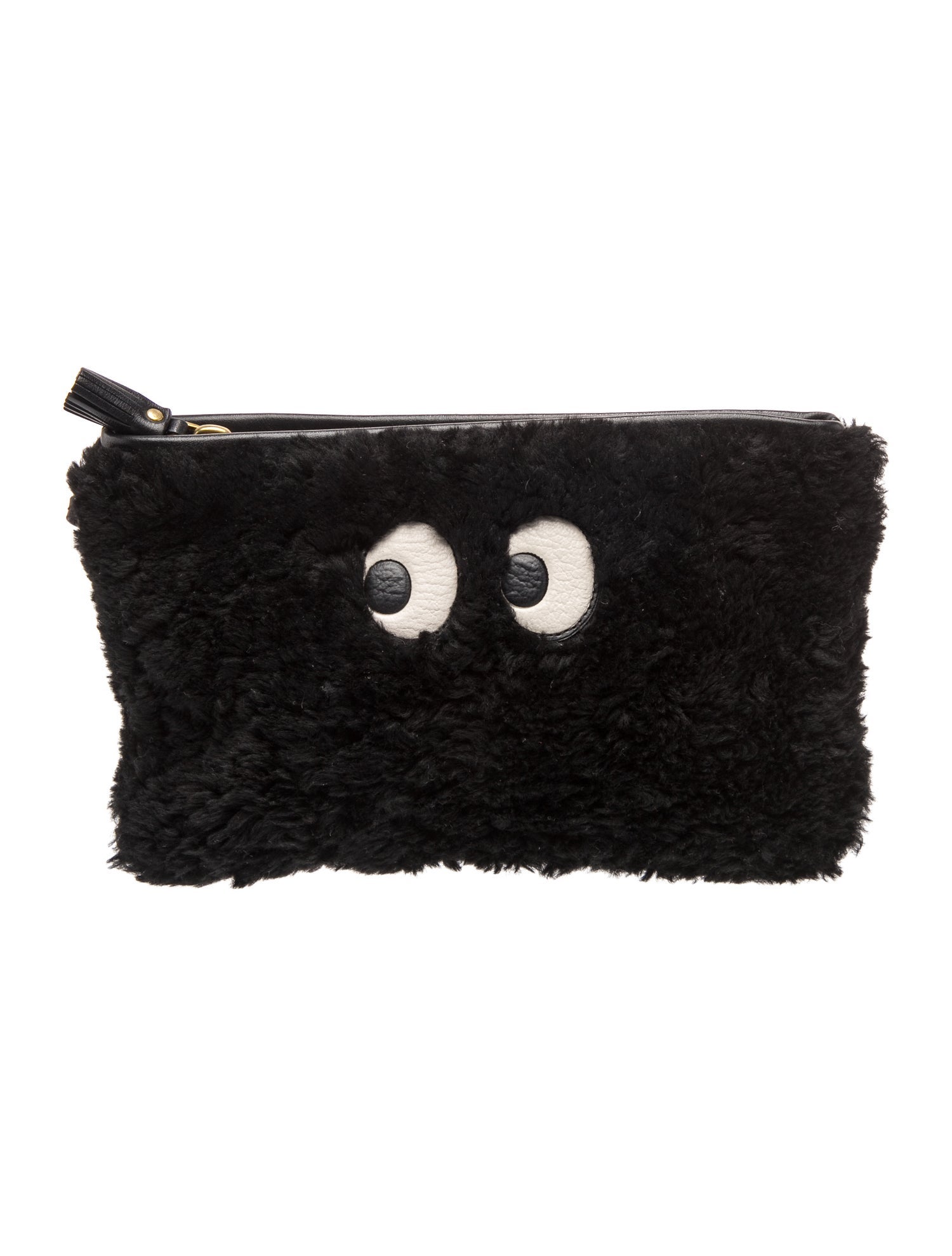 Shearling Clutch