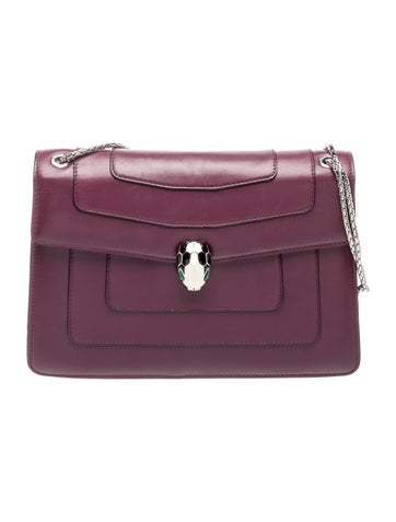 Bvlgari Leather Shoulder Bag