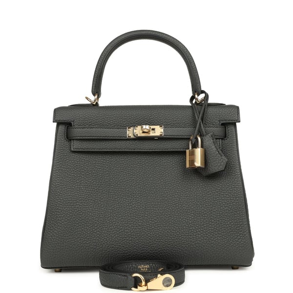 Hermes Hermes Kelly Retourne 25 Plomb Togo Permabrass Hardware