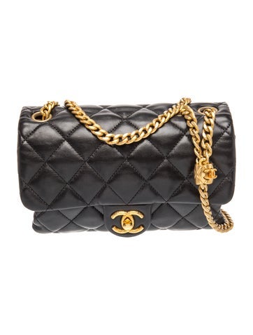 Small Pillow Crush Flap Bag