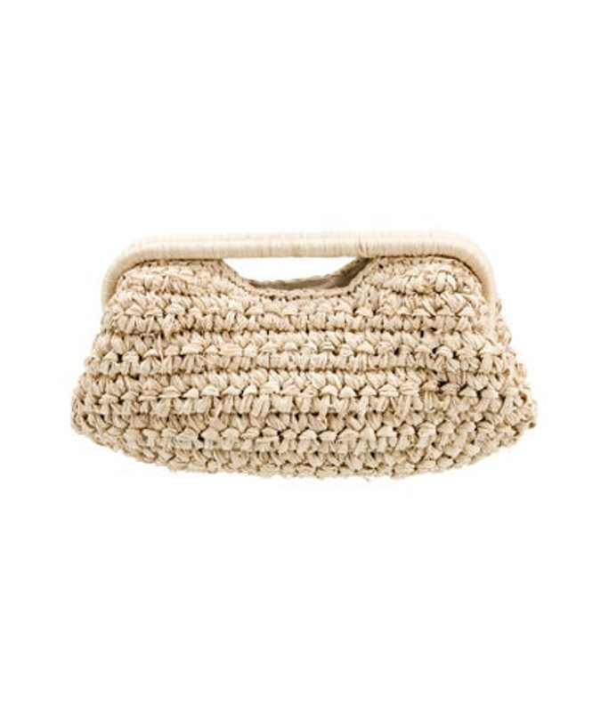 Cult Gaia Gaia Straw Top Handle Bag