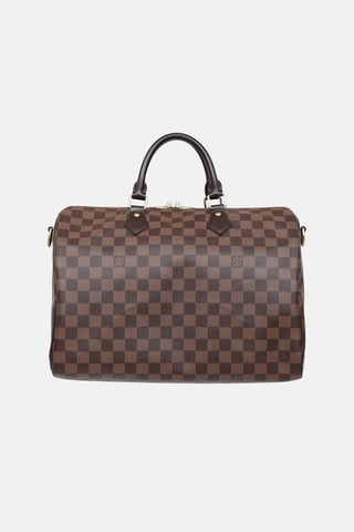 Louis Vuitton 2018 Damier Ebene Speedy Bandouliere 35 Bag