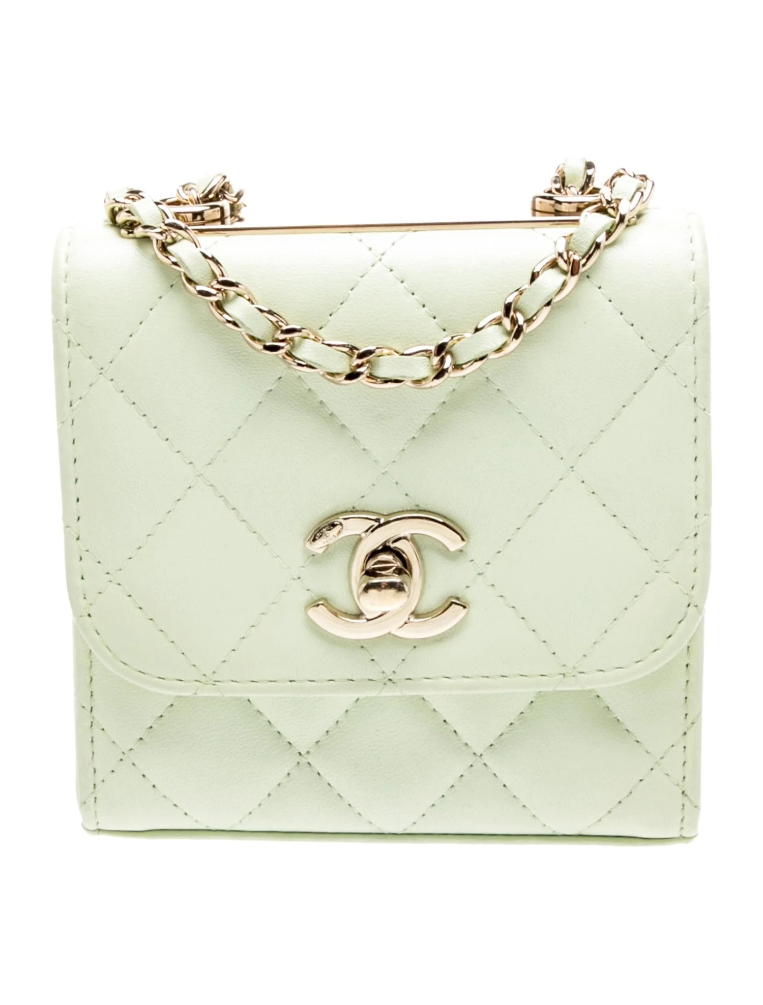 Micro Trendy CC Clutch w/ Chain