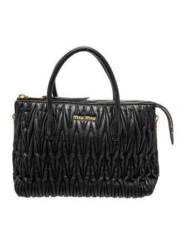 Leather Top Handle Bag