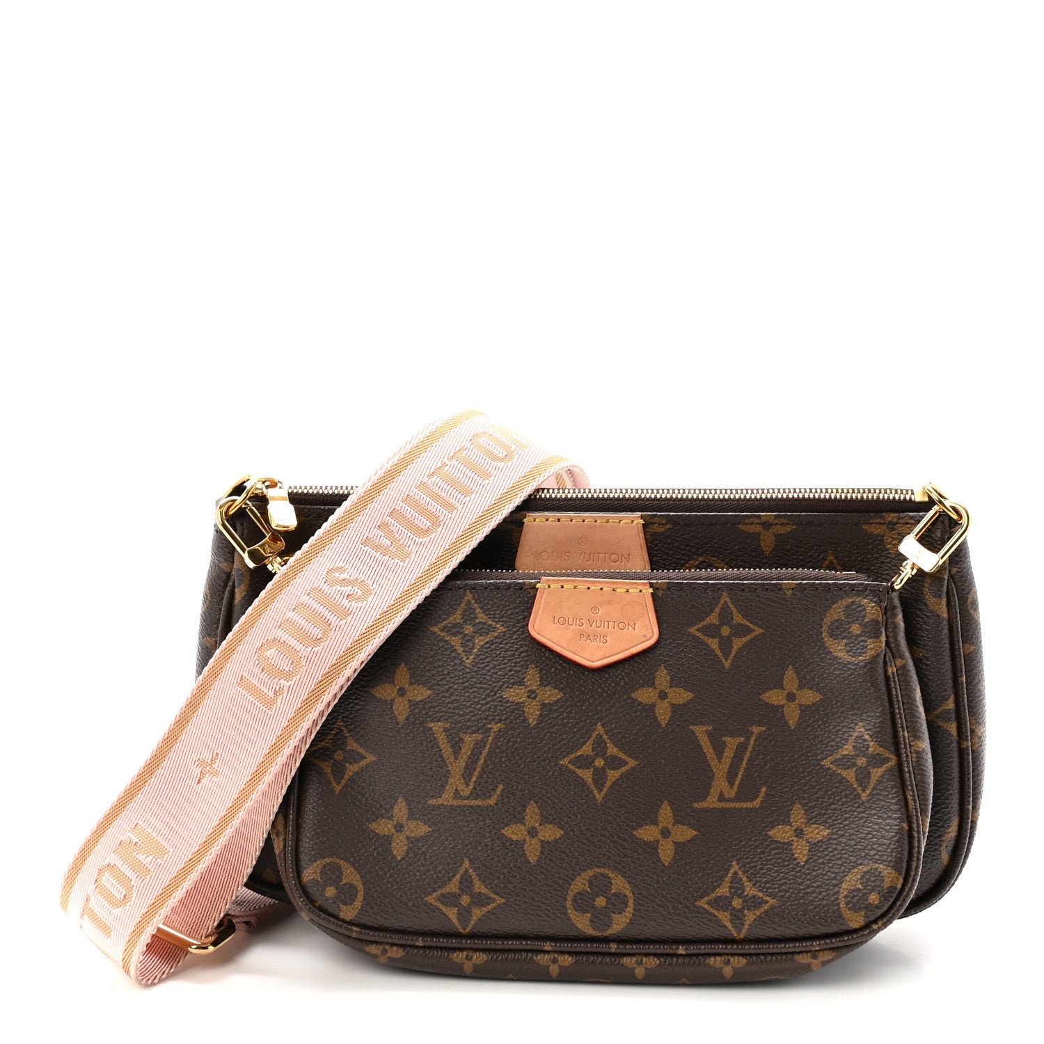 Louis Vuitton Monogram Multi Pochette Accessories Rose Clair