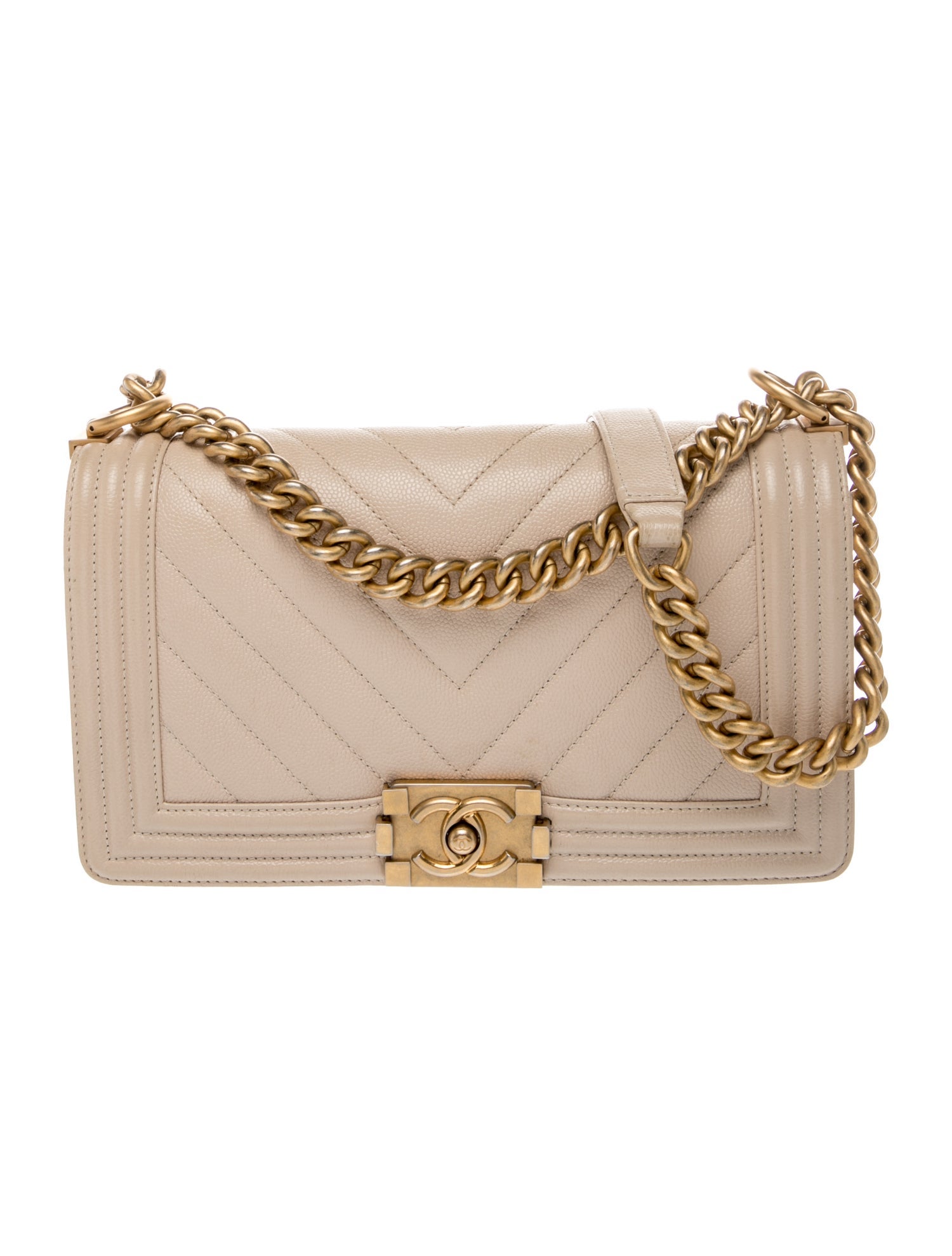 Chanel Medium Chevron Boy Bag