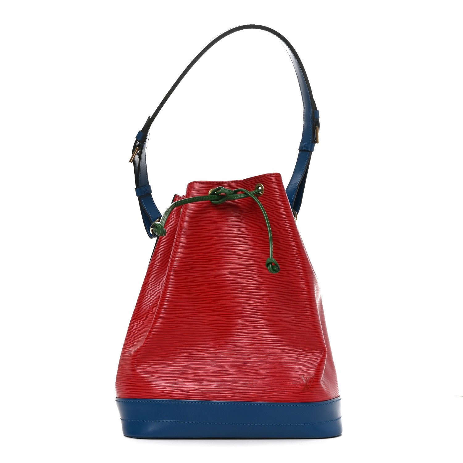 Louis Vuitton Epi Tri-Color Noe Castillan Red Toledo Borneo