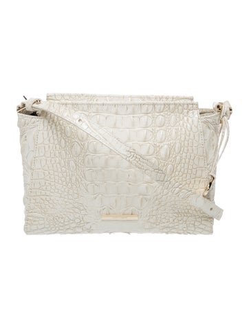 Brahmin Embossed Leather Crossbody Bag w/ Tags