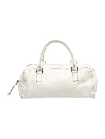 Leather Top Handle Bag
