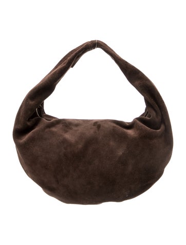 Suede Top Handle Bag