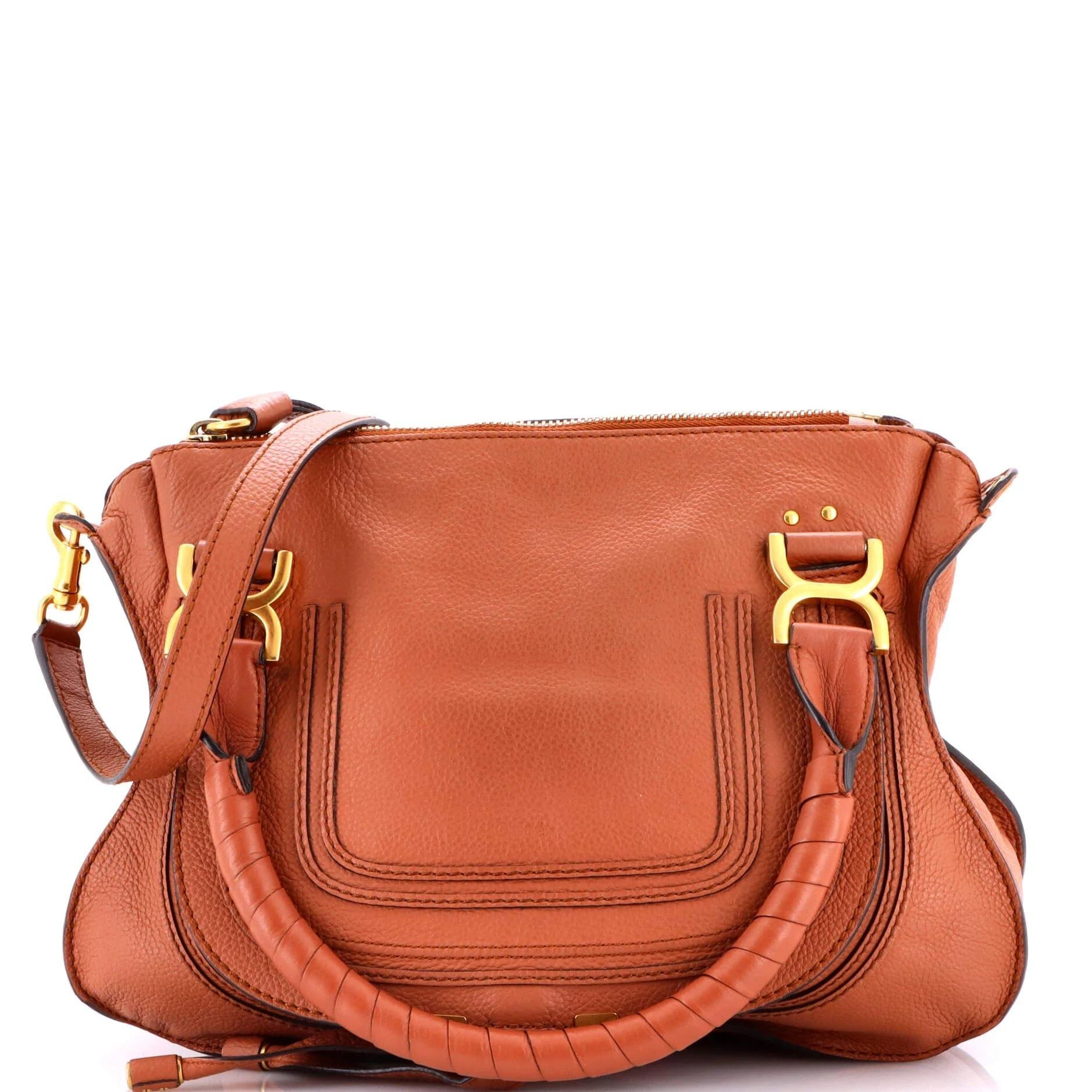 Leather satchel
