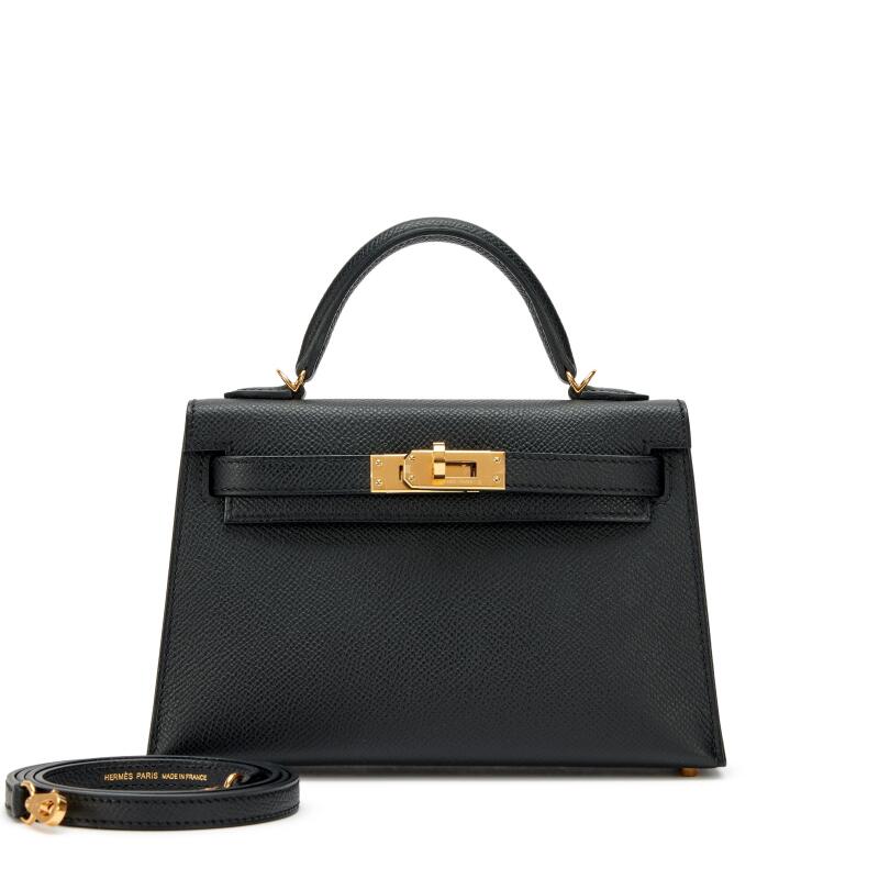 Black Epsom Mini Kelly 20 II Gold Hardware, 2026