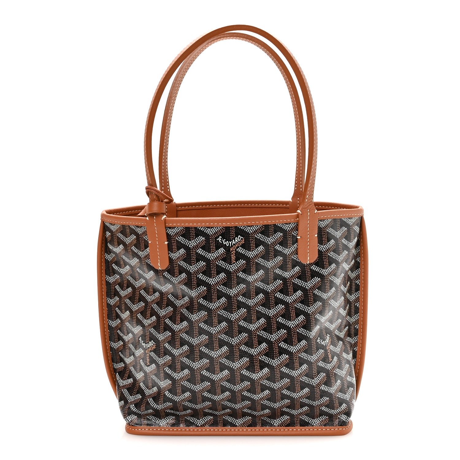 Goyard Goyardine Reversible Mini Anjou Black Gold