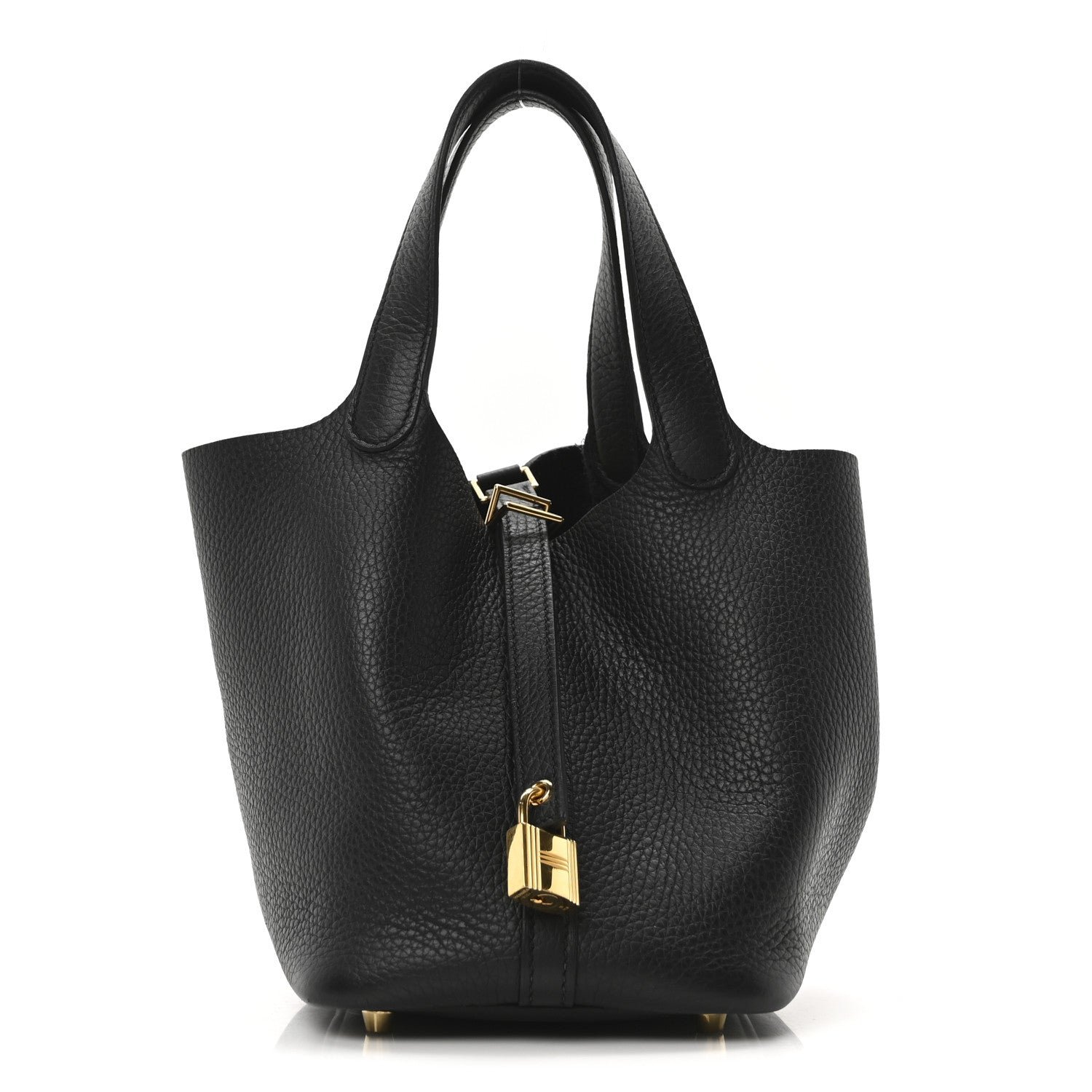 Hermes Taurillon Clemence Picotin Lock 18 PM Black