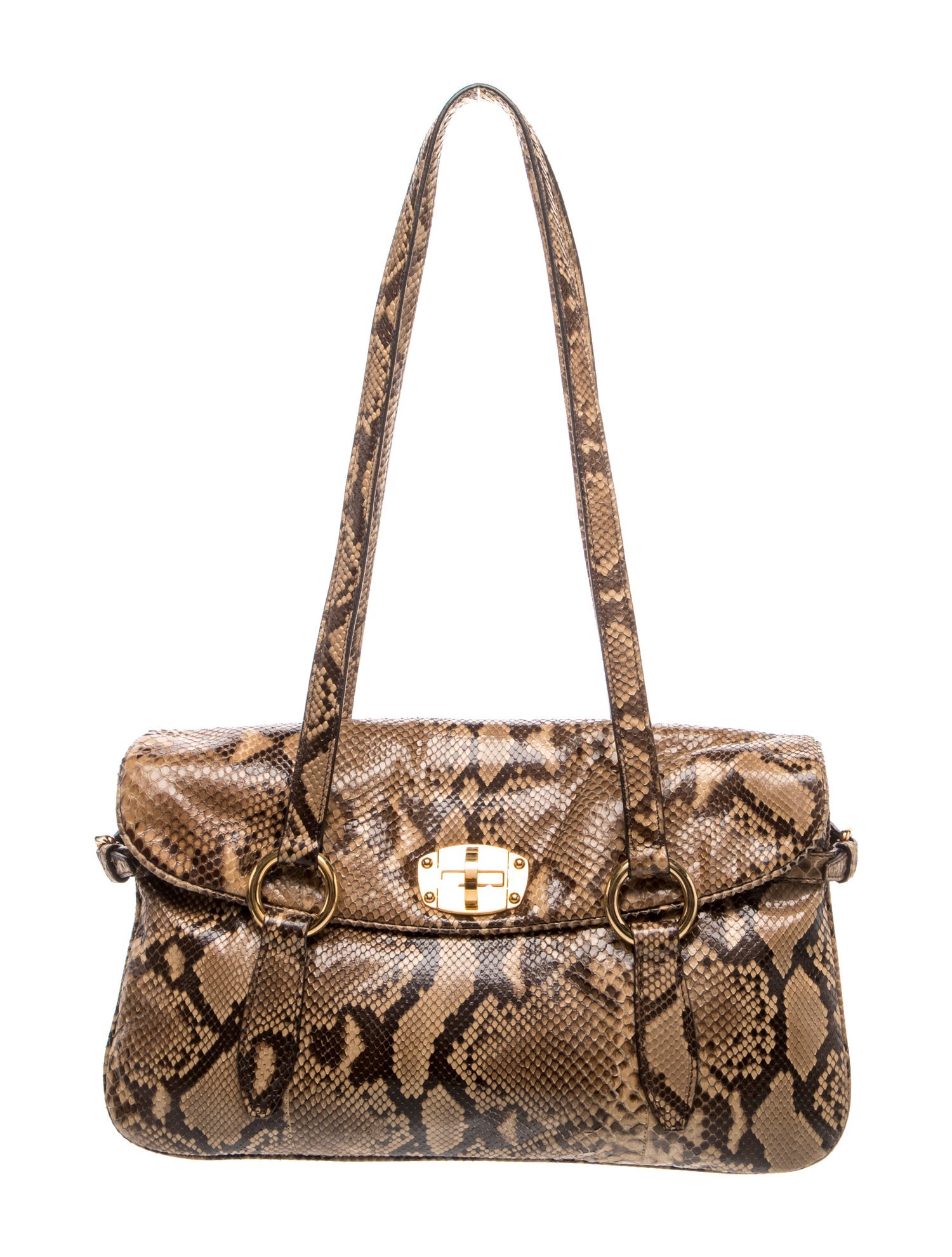 Miu Miu Snakeskin Shoulder Bag