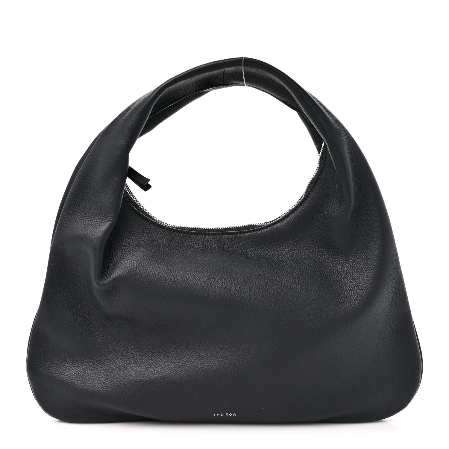 The Row Grained Calfskin Small Everyday Shoulder Bag Midnight