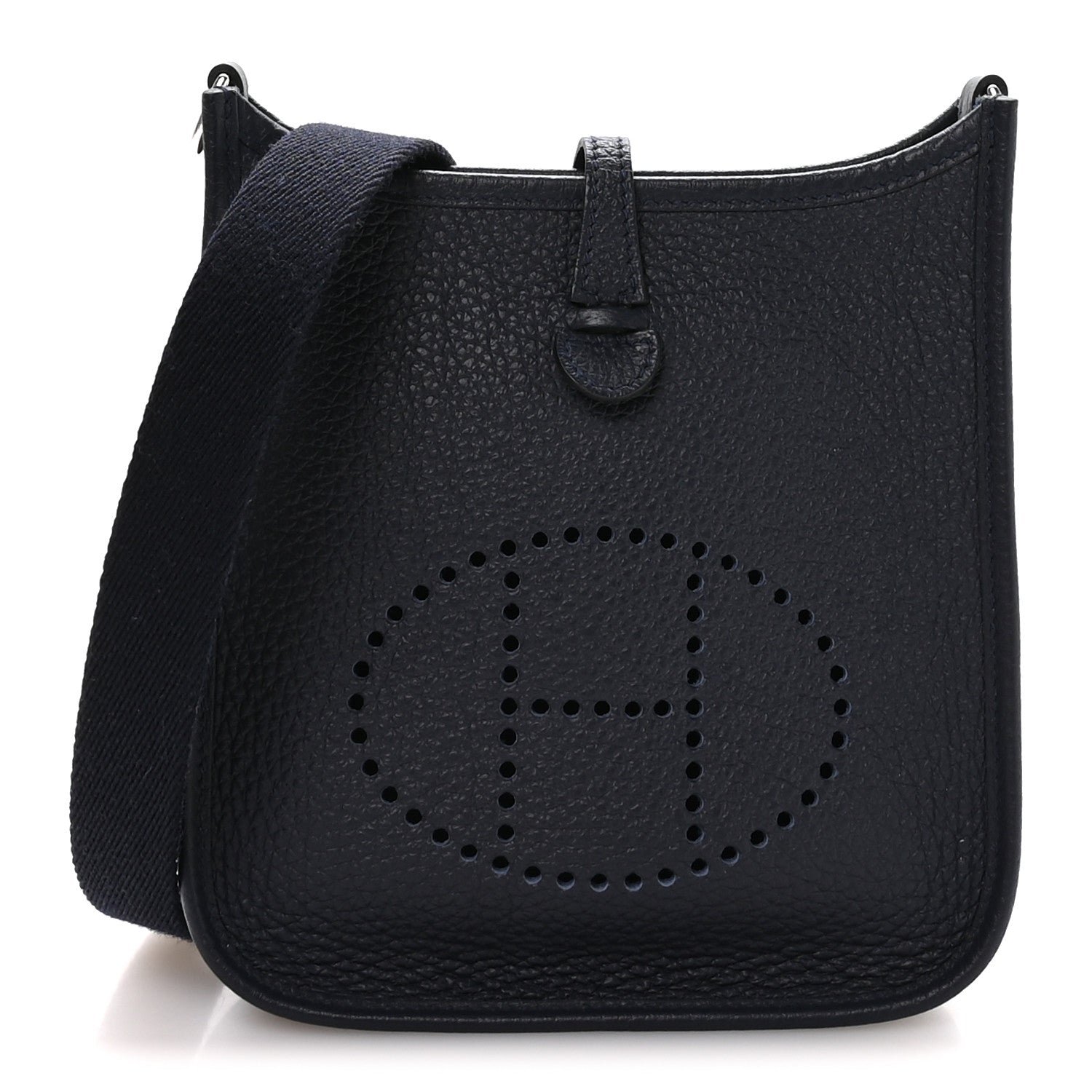 Hermes Taurillon Clemence Evelyne TPM Bleu Nuit