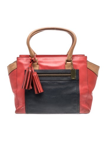 Leather Top Handle Bag