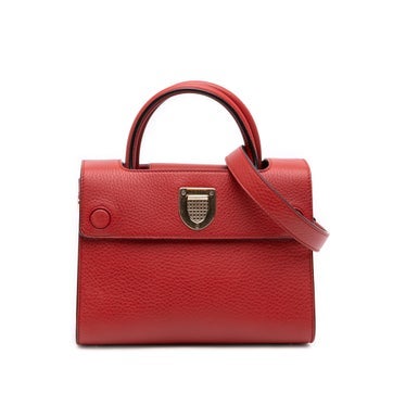 Mini Grained Calfskin Diorever Satchel