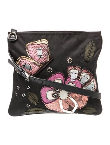 Tessuto Nylon Crossbody Bag