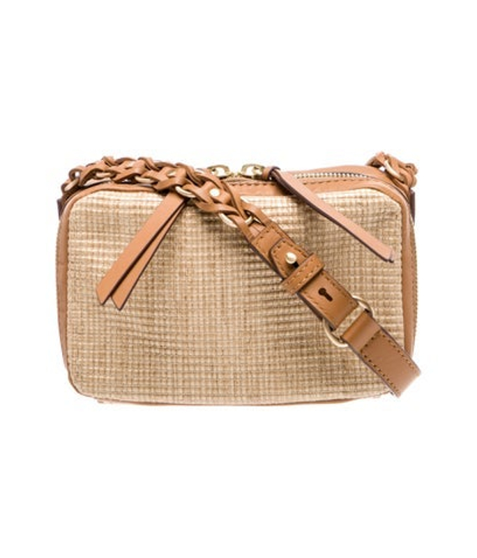 Rag & Bone Bone Raffia Messenger Bag