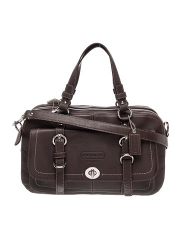 Leather Top Handle Bag w/ Tags