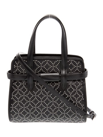 Alaia Leather Crossbody Bag