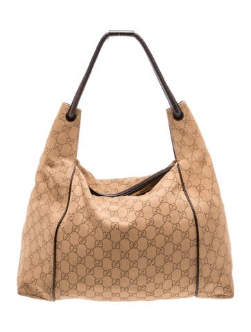 GG Denim Shoulder Bag