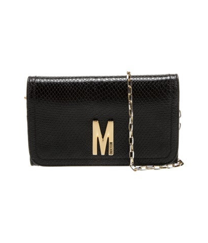 Moschino Leather Clutch