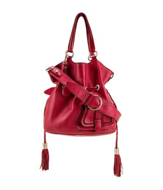 Lancel Leather Bucket Bag