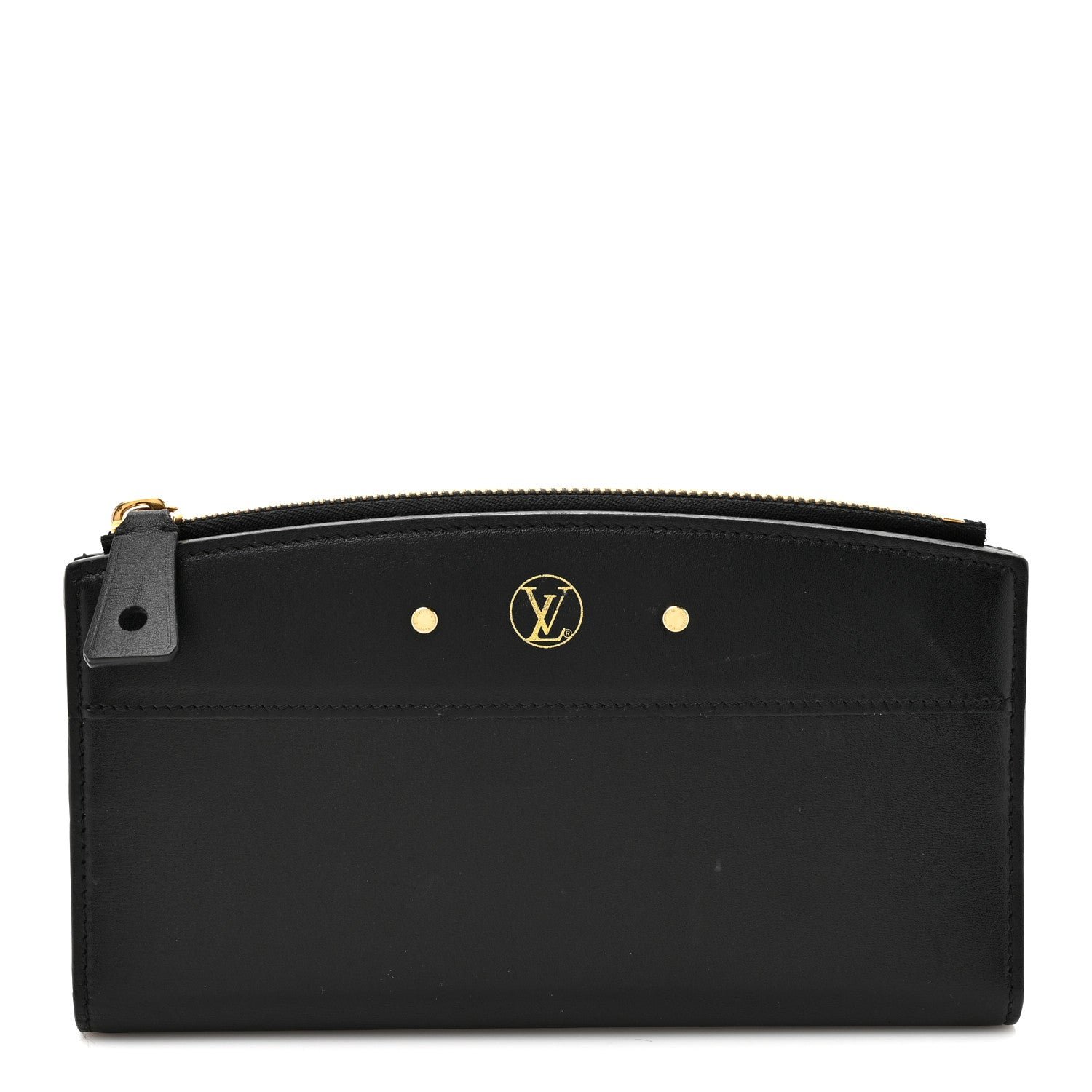 Louis Vuitton Calfskin City Steamer Wallet Black